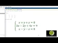 Matlab tutorial Solving linear equations using symbolic toolbox and numbers