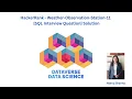 HackerRank - Weather-Observation-Station-11 SQL Interview Question Solution