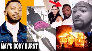 davido boy mayd house bur t down see what happen to mayd u0026 family as davido drag
