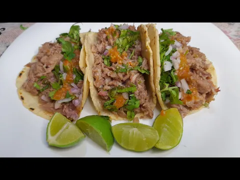 Download MP3 Tacos De Cabeza de Cerdo Y Salsa Picante | Perla recetas fáciles y caseras