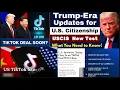 Download Lagu Maamulka TRUMP Oo Kordhiyay,Adkeeyayna  Su,aalaha Imtixaanka Lagu Qaato Dhalashada Mareykanka.DAAWO.