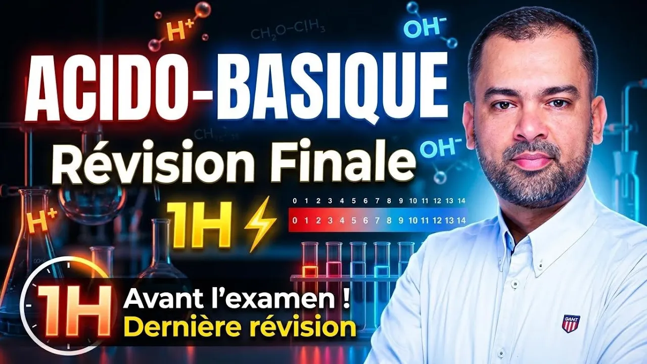 2BAC Biof | Les Réactions Acido-Basique : Résumé Global avec Pr. Noureddine Physique