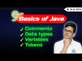 Comments Data types Variables Tokens in Java ICSE class 8 9 and 10