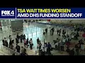 TSA wait times worsen as agents go unpaid