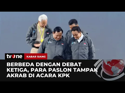 Momen Akrab Para Capres di Panggung KPK