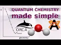 ORCA tutorial H O geometry optimization in under 10 mins 2021 ENG SUB