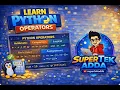 Python Operators in Hindi Complete Beginner Guide with Examples Python Class 4