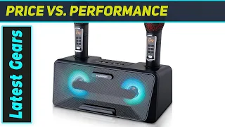 MASINGO Portable Karaoke Machine Best Fun for Everyone
