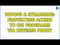 DevOps SysAdmins Protecting access to CGI programs via reverse proxy