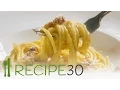 Spaghetti Carbonara the authentic Italian pasta recipe - By recipe30 com