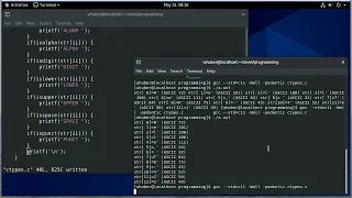 Using ctypes h in C