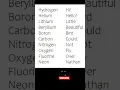 Lagu Easy MNEMONIC to remember the first 10 ELEMENTS of the PERIODIC TABLE #chemsitry #elements #trick