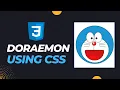 Creating Doraemon using HTML and CSS