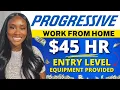 PROGRESSIVE WORK FROM HOME ENTRY LEVEL REMOTE JOBS ONLINE JOBS