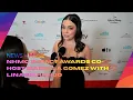 NHMC Impact Awards Co-Host Isabella Gomez with Lina Naranjo