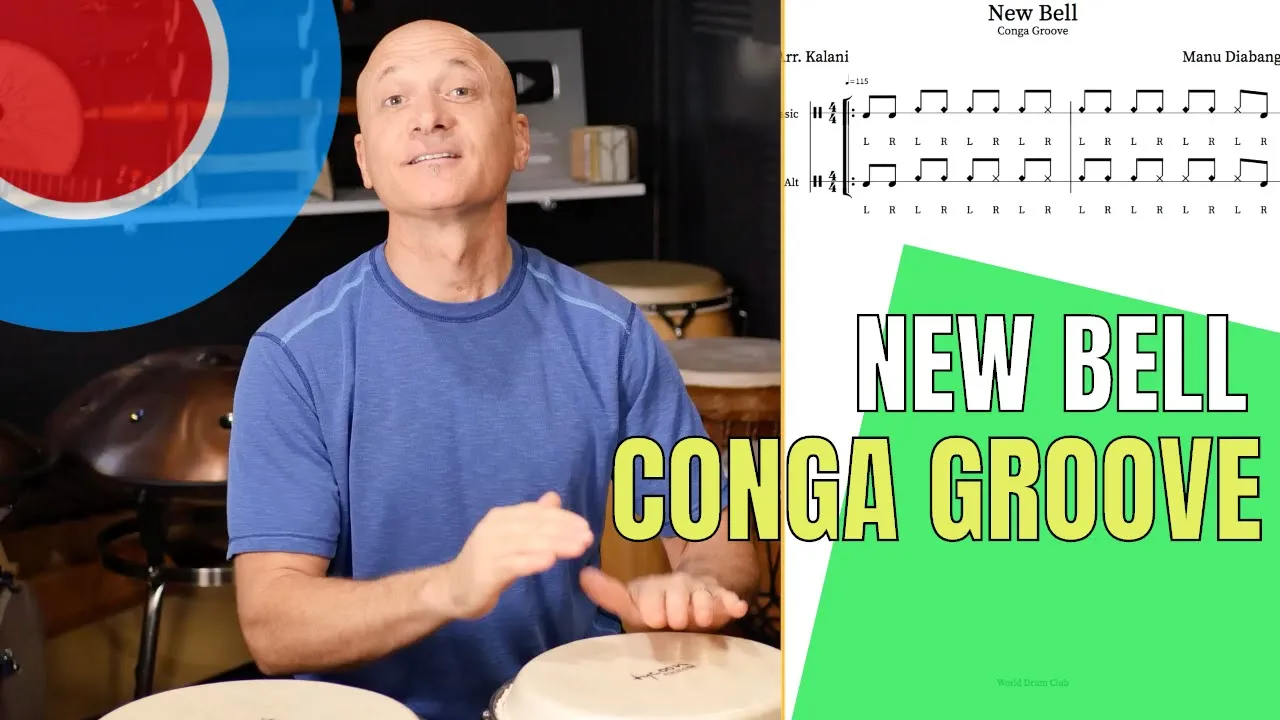 Conga Groove for "New Bell" by Manu Dibango