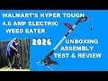 Walmart s Hyper Tough Electric Weed Eater Unboxing Assembly Test Review