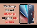 Factory Reset Moto G Stylus 5G 2023 Master Reset Moto G Stylus 5G 2023 NexTutorial