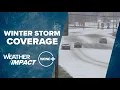 WCNC Charlotte winter storm team coverage Heavy snow across Charlotte area