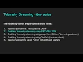 Enabling Telemetry streaming using RACADM SSH