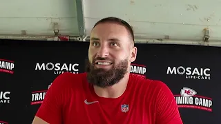 Chiefs Training Camp Press Conference TE NOAH GRAY