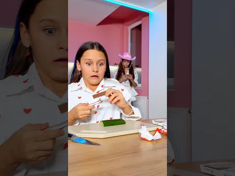 🥒+🔪=🍫 #familyfirst #funny @yana.chirkina
