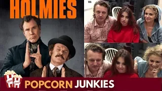 holmes and watson official trailer 1 nadia sawalha u0026 family reaction