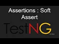 TestNG Tutorial How to use Soft Assertion in Selenium TestNg Automate Myntra E Commerce