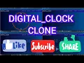 Digital Clock Clone with Analog Digital Timer and Stopwatch using HTML CSS JAVASCRIPT