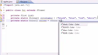Java JList