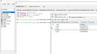 Encrypting decrypting existing data