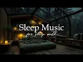 Download Lagu Piano, Rain \u0026 Fire Sounds 🌙 Sleep Music in a Forest Glass Cabin to Calm Your Mind \u0026 Body