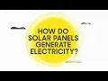 How do solar panels work