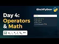 Python Math Operators Modulo Floor Division and Assignment Shorthand