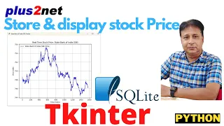 Real-Time Stock Data Viewer with SQLite and Tkinter Python GUI Tutorial