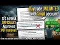 BREAKING PDT Removal ly Approved April 14th 2026 Unlimited Daytrades