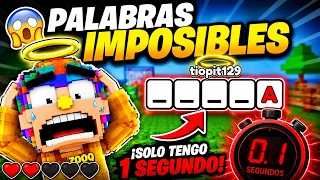 😱 TENÍA 1 SEGUNDO PARA COMPLETAR ESTA PALABRA... (ROBLOX)