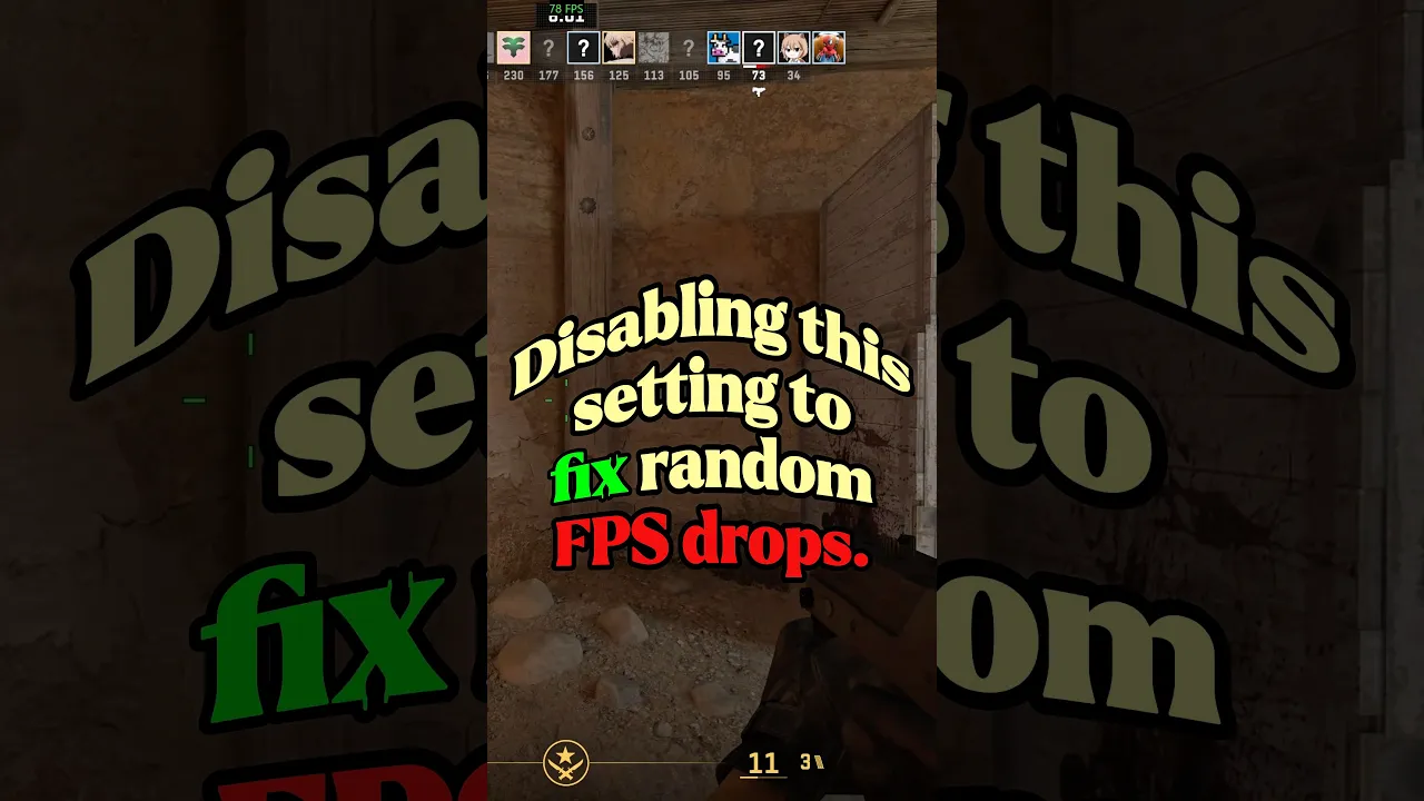 Fix Random FPS Drops With This Windows Setting! 🎮🔥 | FPS Boost #shorts