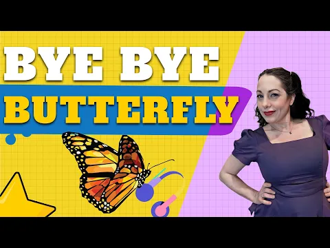 Download MP3 Bye Bye Butterfly | 2 Little Rockers  | Educational Videos for Kids