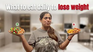 How to lose weight | My daily food routine 