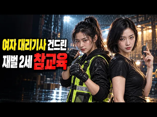 라이더킥 경호원 출신 여자 대리기사를 건드린 재벌 2세의 최후