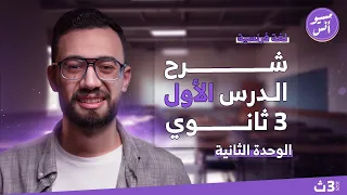 شرح الدرس الاول ثالثة ثانوي الوحدة الثانية فرنساوي 