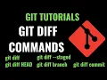 GIT Diff Command Track changes of file between working staged commits branch repository
