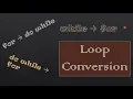 interconversion of Loops