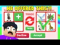 I Traded My SKELE-REX in A RICH ADOPT ME Server Roblox trade proof