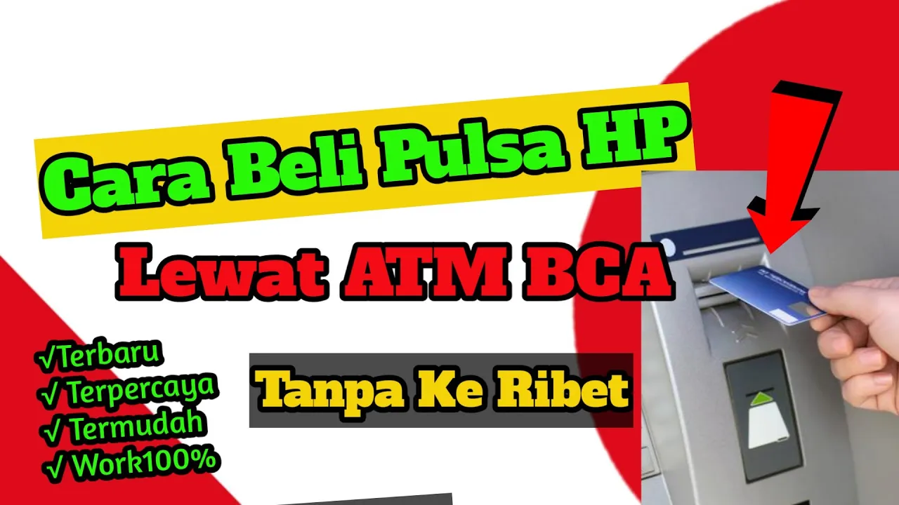 Pembelian Pulsa Bolt Via Atm Bca