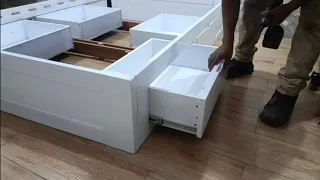 BASE DESMONTABLE PARA CAMA, CON CAJONES 🫡