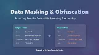 Data Masking Obfuscation Tutorial for Beginners Protect Sensitive Data