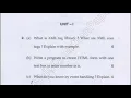 MCA 4th Sem Advance Java Programming Question Paper 2018