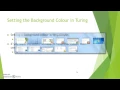Turing 2 5 - Setting Fonts and Backgrounds in Turing